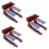 3St Plastic DIY Platform Model Koffie Kleur Decoratief Speelgoed 7