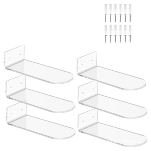Plastic Floating Shoe Display Rack, Sports Shoe Wall-Mounted Storage Rack, Display Shoe Rack