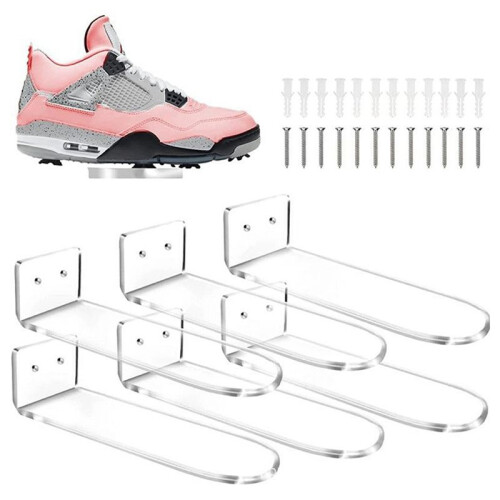 Plastic Floating Shoe Display Rack, Sports Shoe Wall-Mounted Storage Rack, Display Shoe Rack 1