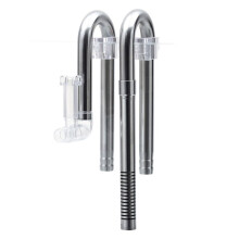 Roestvrijstalen Aquariumwaterinlaatskimmer Waterpestpijp Garnalenslangbeugel Accessoires voor Aquariumfilters