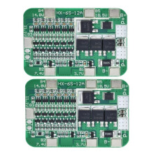 2 STK. 6S 22,2 V 12 A Li-Ionen-Lithiumbatterie-Schutzplatine für 18650 Li-Ionen-Lithiumbatteriezellenmodul DIY-Kit