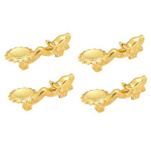 Chopsticks Holder Alloy Retro Dragon Chopsticks Rack Knife Spoon Fork Stand Chopstick Rest,Gold 4PCS