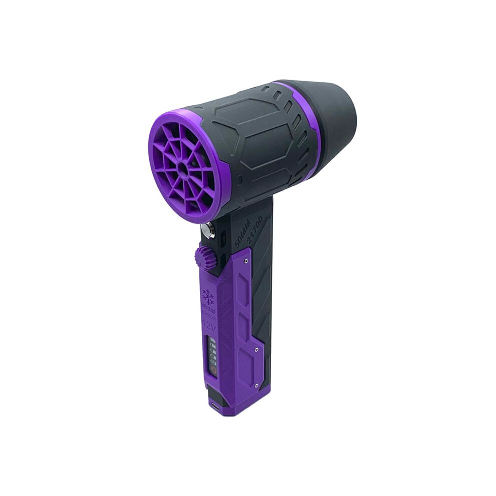 Turbo Jet Fan 50Mm Brushless Motor Violent Fan Dust Blower Handheld Turbo Jet Fan 4000Mah Duct Fan For Car Cleaning C 4714115046766