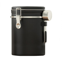 1800ML Stainless Steel Coffee Canister Airtight Container with Date Tracker Measuring Spoon Freshness Lock Kitchen E