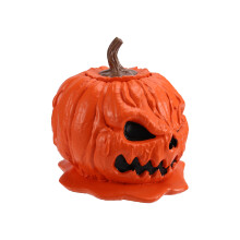Halloween Pompoen Snack Bowl Smeltende Schedel Bowl met Deksel Tafeldecoratie Herbruikbare Halloween Snoephouder voor Binnen L