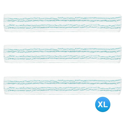 Replacement Fleece for  3-In-1 Window Cleaner with Microfibre Fleece,for Window Squeegee and Frames 42 cm 2PCS 1