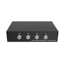 4 in 1 Out 100/1000Mbps Gigabit Network 5 Port Ethernet Internet Splitter Desktop RJ45 Network
