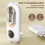 120Ml Essential Oil Diffuser Wall Mounted Aromatherapy Digital Display with Night Light Air Purifier Rock Gray 10