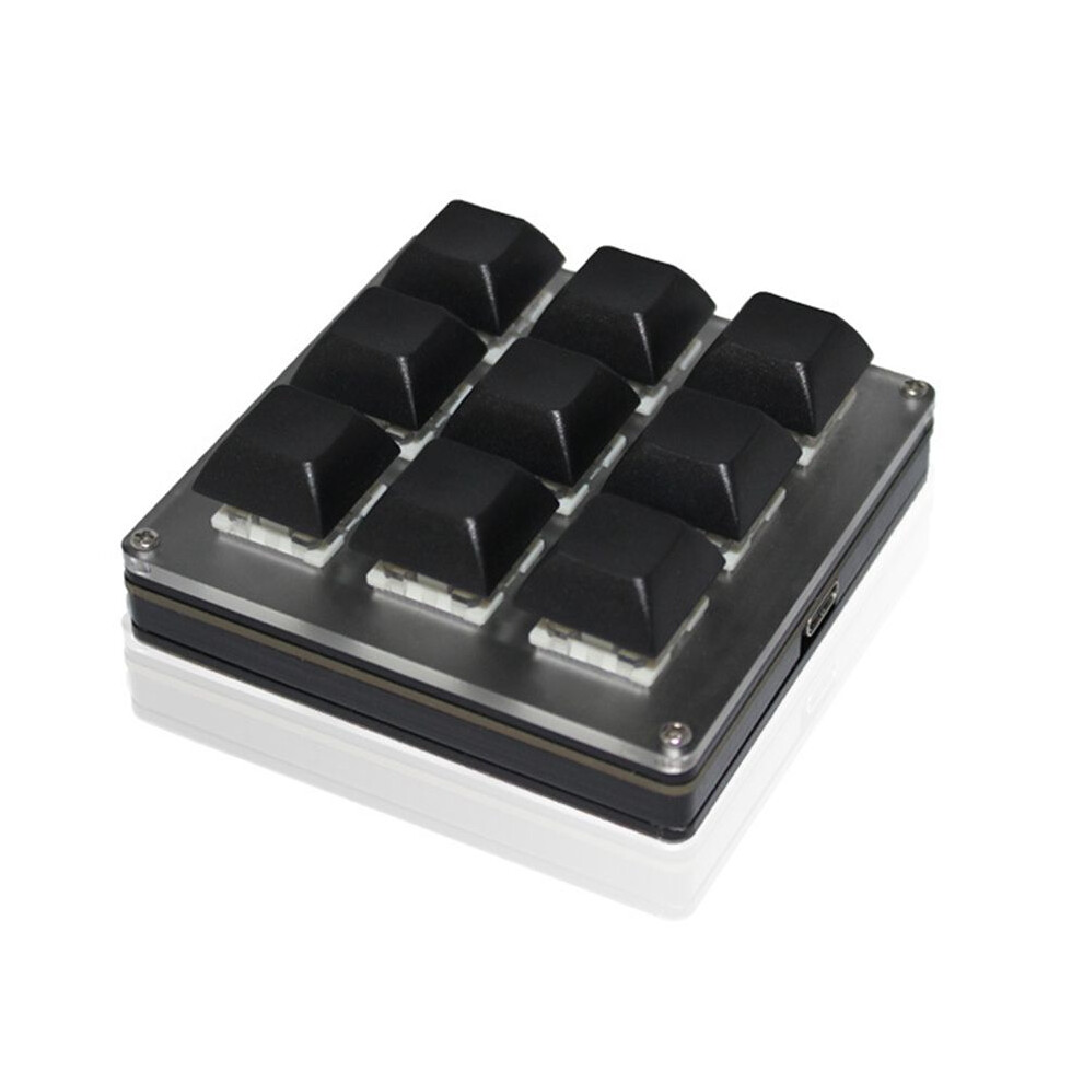 Photos - Headphones 9-Key Wireless Customizable Keyboard 2.4G USB Tri-Mode Key Customization Hot-Swappable Keys