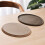 Round Pottery Tools Ceramic Plate Forming Mold Wooden Density Plate Printing Blank Stripping Mud Plate Forming Tool 7