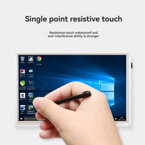 Tela de Toque Resistiva de 5 Polegadas IPS HD 1024x600  Compatível com Placa-Mãe da Série RPi/Jetson/Tela Secundária de PC 2