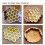 Coasters Set for Drinks with Holder, 4Pcs Honeycomb Shaped Drink Coasters, Mug Coaster for Cold/Hot Drinks 5