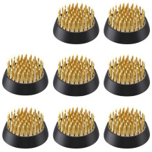 8 Stuks Bloemkikkers Ronde Messing Bloemenhouder Japanse Ikebana Vaas Bloemenkikkers Bloemarrangeur (1,34 Inch)