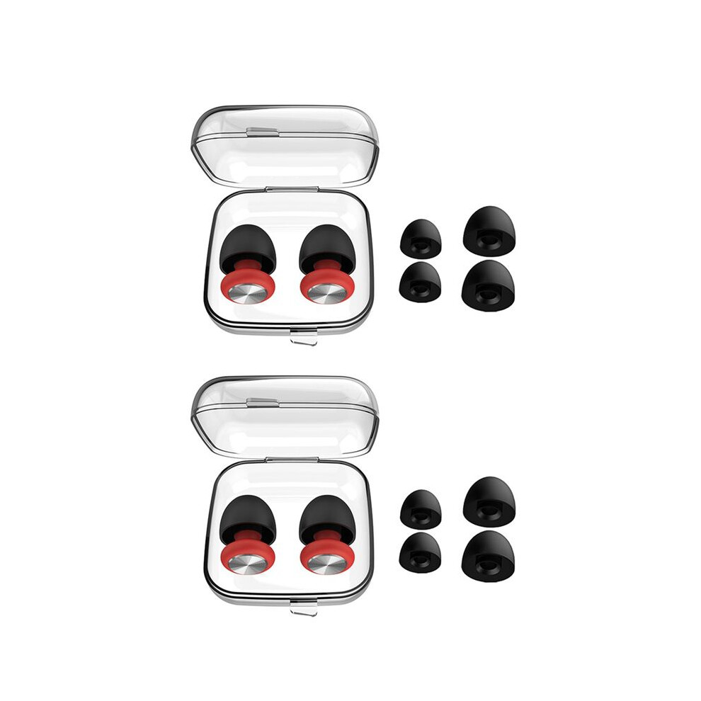 Ear Plugs For Noise Reduction Waterproof Silicone Ear Plug For Noise Reduction, Work & Noise Sensitivity Red 6034276674935