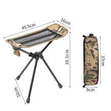 Chaise de PêChe ÉPissage de Maille Chaise de PêChe Pliante Repose-Pieds Camping Repose-Pieds Camping RandonnéE Pique-Nique SièGe -B