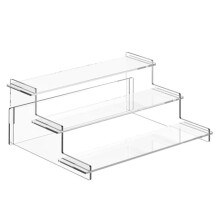 Expositor de Risers AcríLicos, Porta Cupcake, Suporte Organizador de Perfume, Prateleira Expositora para Figuras e ColeçãO