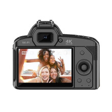 Digital Photography Camera 4K WIFI WebCam Video Recorder 64MP Camcorder Camera Blogging Camera with 32G Memory Card