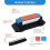 Grade Knife Sharpening Stone Kit, 3-Sided Grit 400/1000/3000, Kitchen Knifes Sharpener with Precision Angle Guide 3
