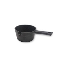 Cast Iron Dip Pan Round Dip Pan for Outdoor BBQ Picnic 9.5cm