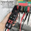BSIDE Rechargeable Clamp Meter Fork 600A Ammeter Pliers True RMS  AC Current Open Jaw Electrical Tester Auto 2