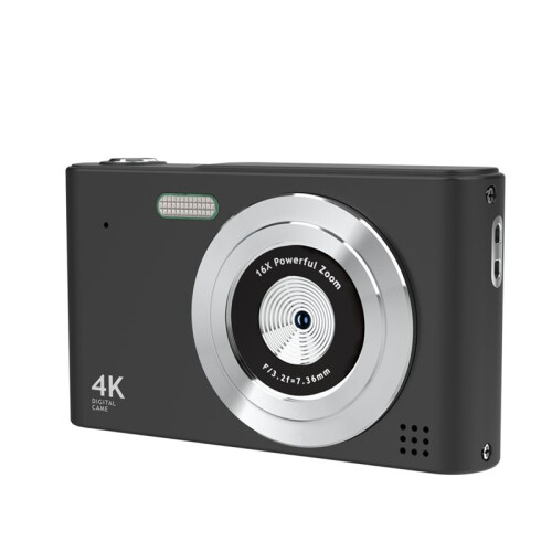 HD 1080P 2,4 Polegadas 240x320 Câmera Digital Câmeras Recarregáveis com  16x Câmera Compacta Câmeras de 44MP, Pretas 1