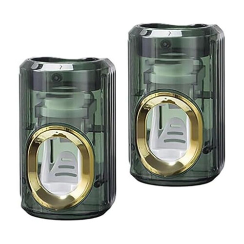 2Pcs Toothpaste Squeezer -Automatic Toothpaste Dispenser Wall Mounted, Pastetooth Paste Dispenser and Holder-B