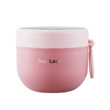 Suppenbecher, Suppen-To-Go-Behälter, Thermo-Lebensmittel-Isolierbecher mit Deckel, Suppenflasche, Tragbarer Haferflockenhalter, Lunchbox A