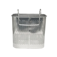Close-Hole Double-Cell Chopsticks Stainless Steel Square Double-Cell Chopsticks Drain Multifunctional Chopsticks Cage