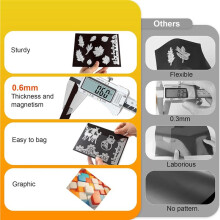 80 Magnetic Boards, Essential Die Cut Storage Set for Die Cutting and DIY Scrapbooking
