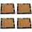 B-Bamboo Mat Coaster Bamboo Mug Pads Rattan Coaster Cup Pad Bamboo Sushi Mat Table Coasters for Drinks Beverage Coasters 2