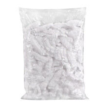 Bonnet de Douche Jetable Élastique Imperméable Forme Bonnet Transparent Beauté Cheveux Bonnet de Douche