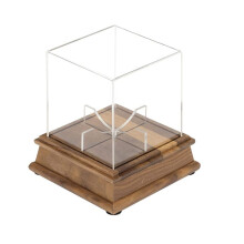Softbalvitrine, Kunststof Displayhouder, Doorzichtige Displaykubus Honkbalvitrine Beschermde Acryldoos