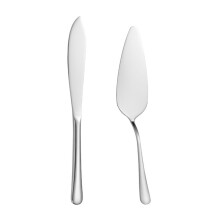 Taartsnijset voor Bruiloft, Taartmes en Serveerset, Klassiek Design Taarttaartserveerset van 2 Stuks, Vaatwasmachinebestendig,A