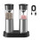 Electric Salt and Pepper Grinder Set Rechargeable Automatic Grinder with Charging Base LED Light, Adjustable Coarseness 2