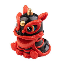 Dansende Leeuw Ornament op Zonne- Chinese Stijl Lucky Lion Dance Model op Zonne- voor Car Office Home Decoration-B