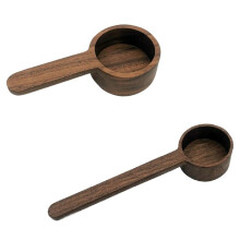 Conjunto de Colher Medidora de Madeira para Casa, 2 Peças, Colher Medidora de Cozinha, Colher de Chá, Café, Açúcar, Especiarias, Ferramentas de
