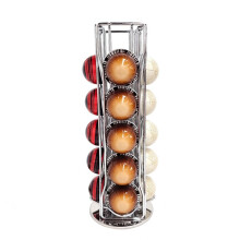 Kaffeepadhalter für Vertuo Kaffeekapselhalter, Präsentationsständer, 20 Tassen, Aufbewahrungsorganisator, Regale, Rack, A