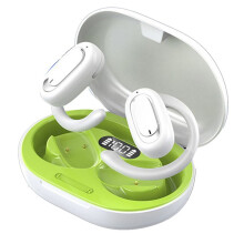 T35 TråDlöSt Headset Digital Display SkäRm BekväM Brusreducerande Sport -Ear ÖPpet Headset,B