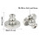 Earring Back 18k Gold Plated Safety Earring Back for Replacement Ear Studs,Non-Irritating,Suitable for Sensitive Ears,A 6