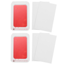Pet Dog Print Ink Kit Pad Baby Handprint Footprint Safe DIY Hand Footprint Easy Clean Pet Souvenir Red
