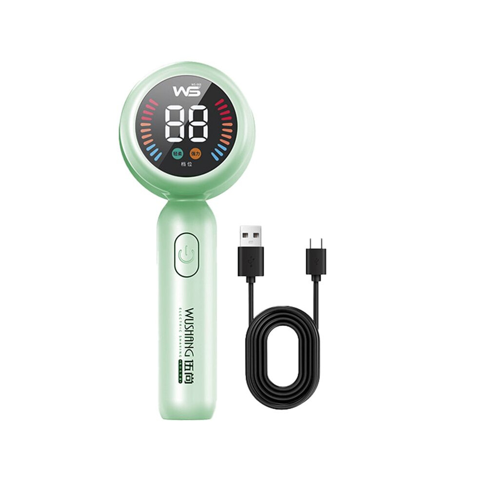 Melitt Fabric Shaver Lint Remover Clothes Lint Remover Usb Rechargeable Led Display Clothes Lint Remover,Green