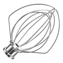 Stainless Steel 6-Wire Whip Attachment for Tilt Stand Mixer 4.5-5 Quart Bowl