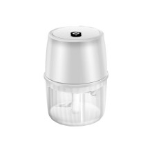 USB-Elektrischer Knoblauchzerkleinerer, 250 Ml, Tragbarer Kabelloser Lebensmittelzerkleinerer, Kleine Küchenmaschine zum Zerkleinern Von Knoblauch,