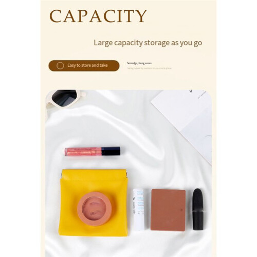 20PCS Organizer Pouch Pouchic Solid Colors Personalized Snap Closure Leather Organizer Pouch 1