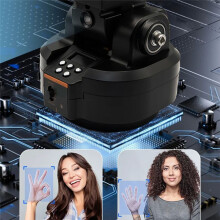 YT-2000 AI Face Suivant le Stabilisateur de Trépied à Tête Panoramique Rotative Motorisé pour Téléphones Caméras Diffusion en Direct