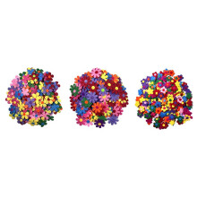 300 Stück Blumen-Wandaufkleber Aus Filzvlies für Schule, Klassenzimmer, Handgefertigtes DIY-Material, Party-Dekoration, Basteln