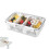 Snack Box Container Reusable Snackle Containers Outdoor Fruit Boxes Snack Plates Storage Container with Lid B 3