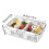 Snack Box Container Reusable Snackle Containers Outdoor Fruit Boxes Snack Plates Storage Container with Lid B 7