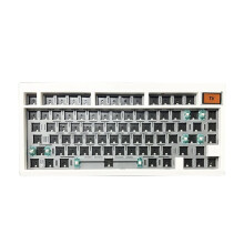 GMK81 Custom Mechanical Keyboard Kit Hot Swap 2.4G Wireless RGB Backlit Gasket Structure Support Via White