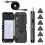 Electric Screwdriver Set Precision Power Tool Kit Rechargeable Wireless  Small Bits for Mobile Cell Computer Gray 1